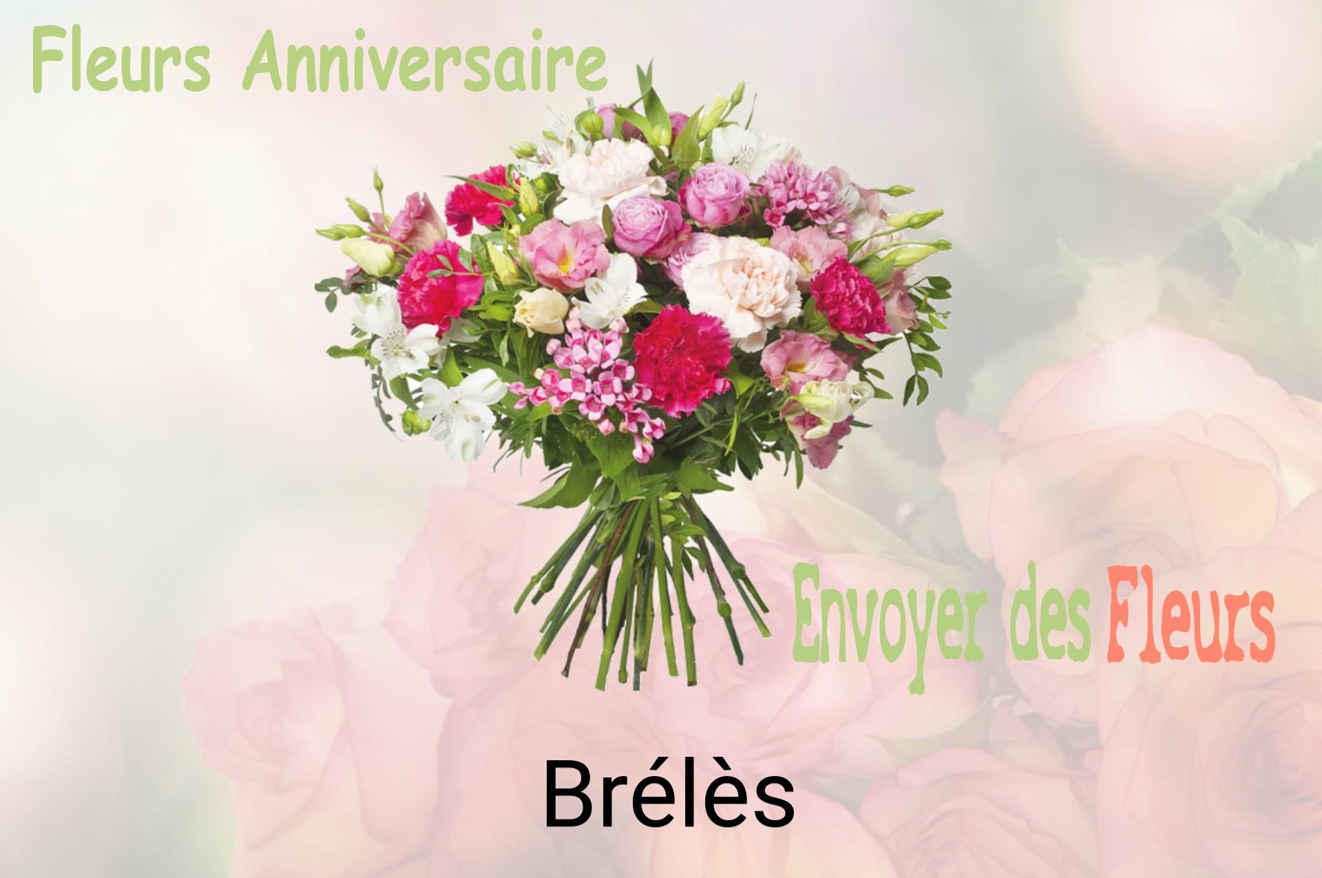 Bouquet de fleurs d’anniversaire livré à Brélès
